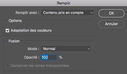 comment supprimer un objet dans photoshop