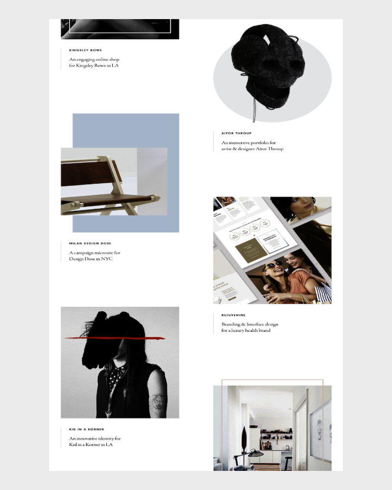 site one-page agence Pollen