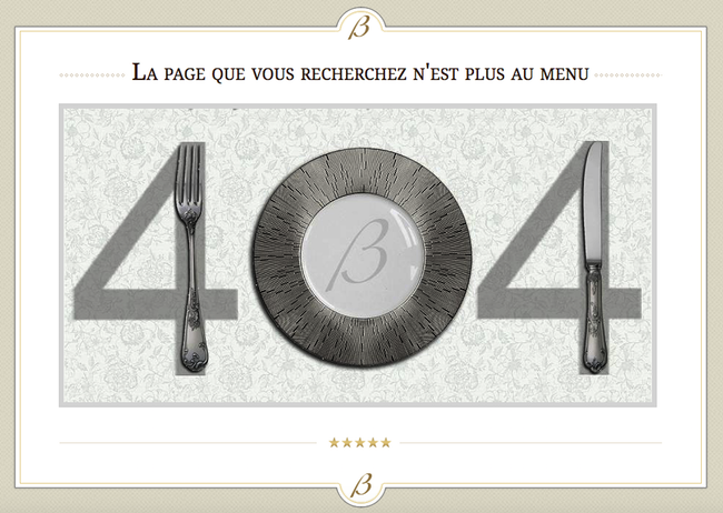Page 404 restaurant