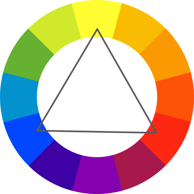 couleurs triade