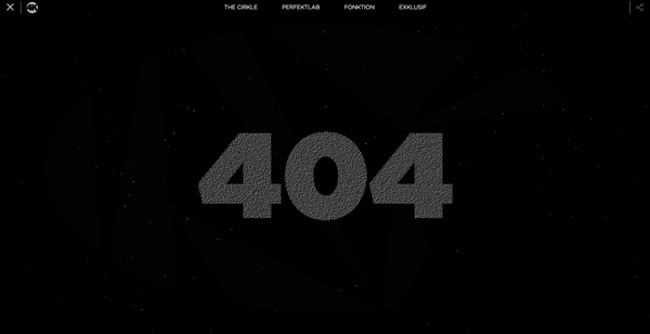 Erreur 404 interactif