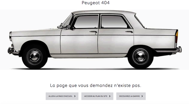 Page 404 Peugeot