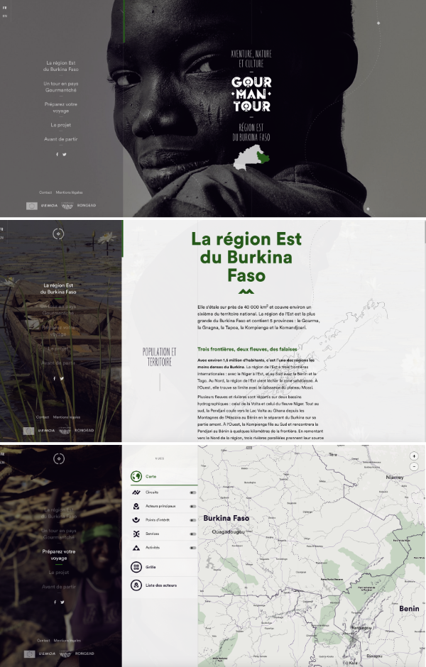 Site interactif Burkina Faso