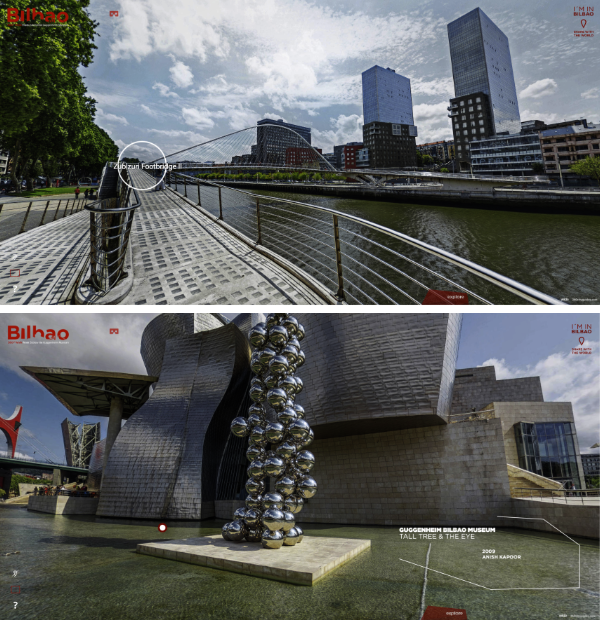 Site réalité virtuelle Bilbao