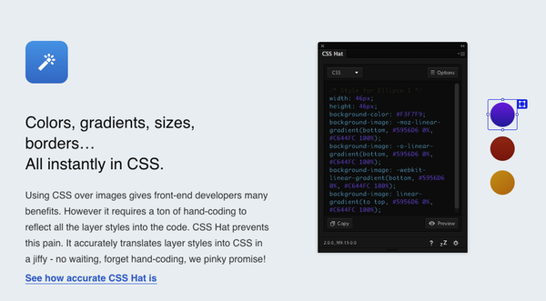Plugin CSS Photoshop
