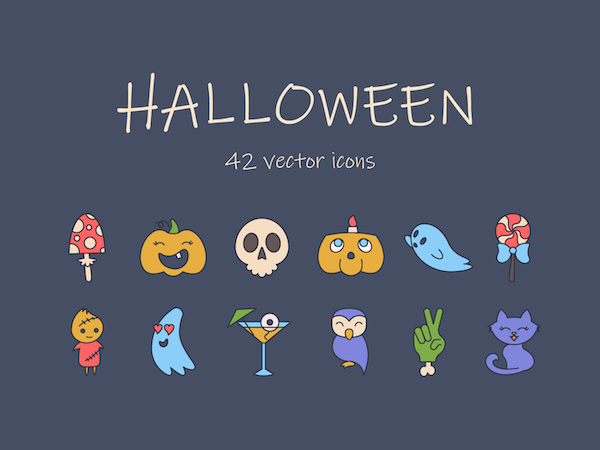 42 icones Halloween