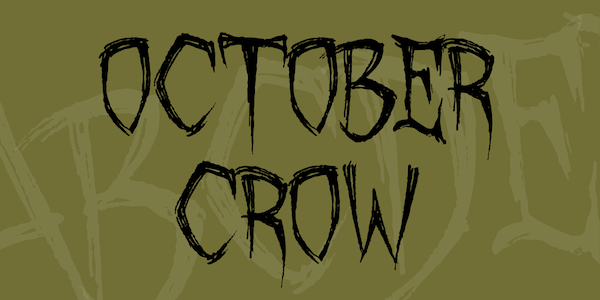 October Craw Font