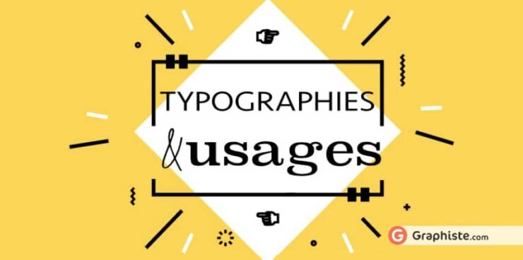 typographies et usages