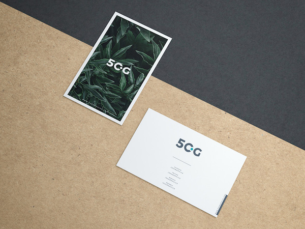 Business card kraft paper