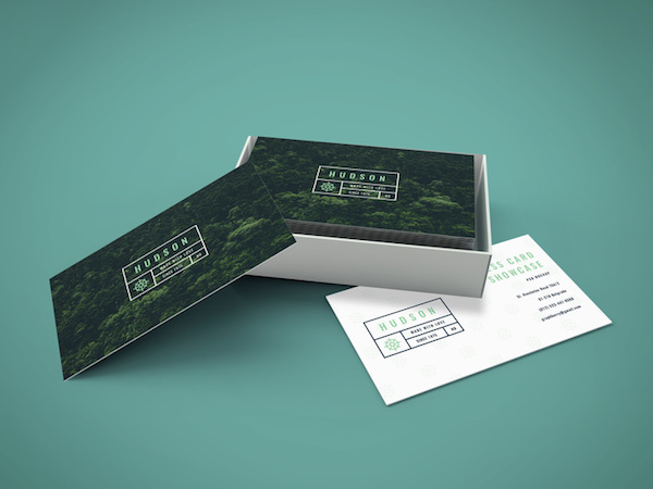 Business card mockup