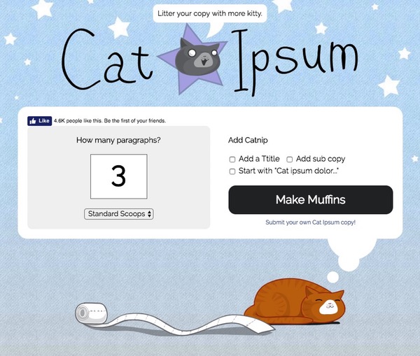 Cat Ipsum