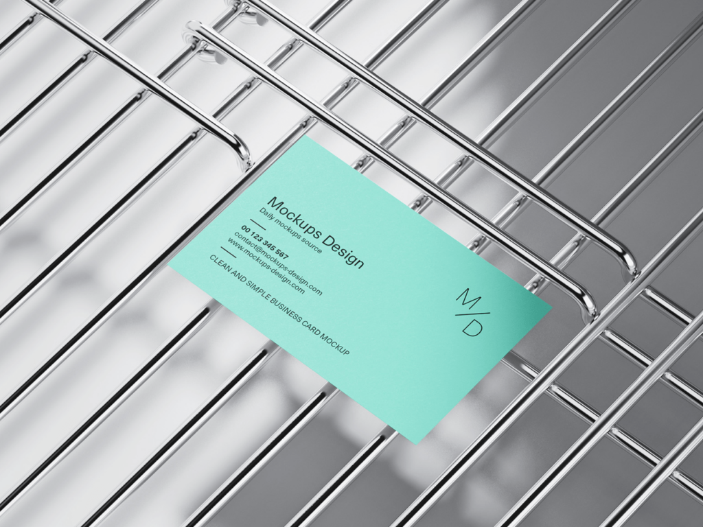 carte de visite mockup