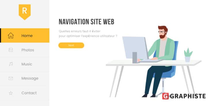 Erreurs navigation site web
