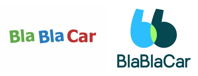 Évolution du logo Blablacar