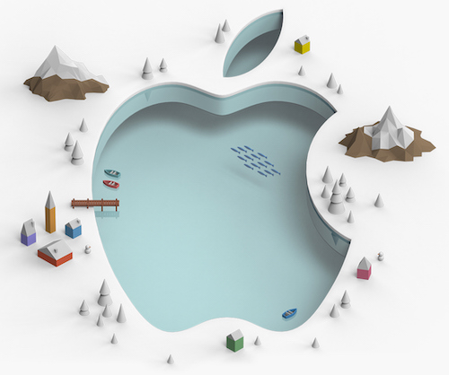 Logo Apple paysage
