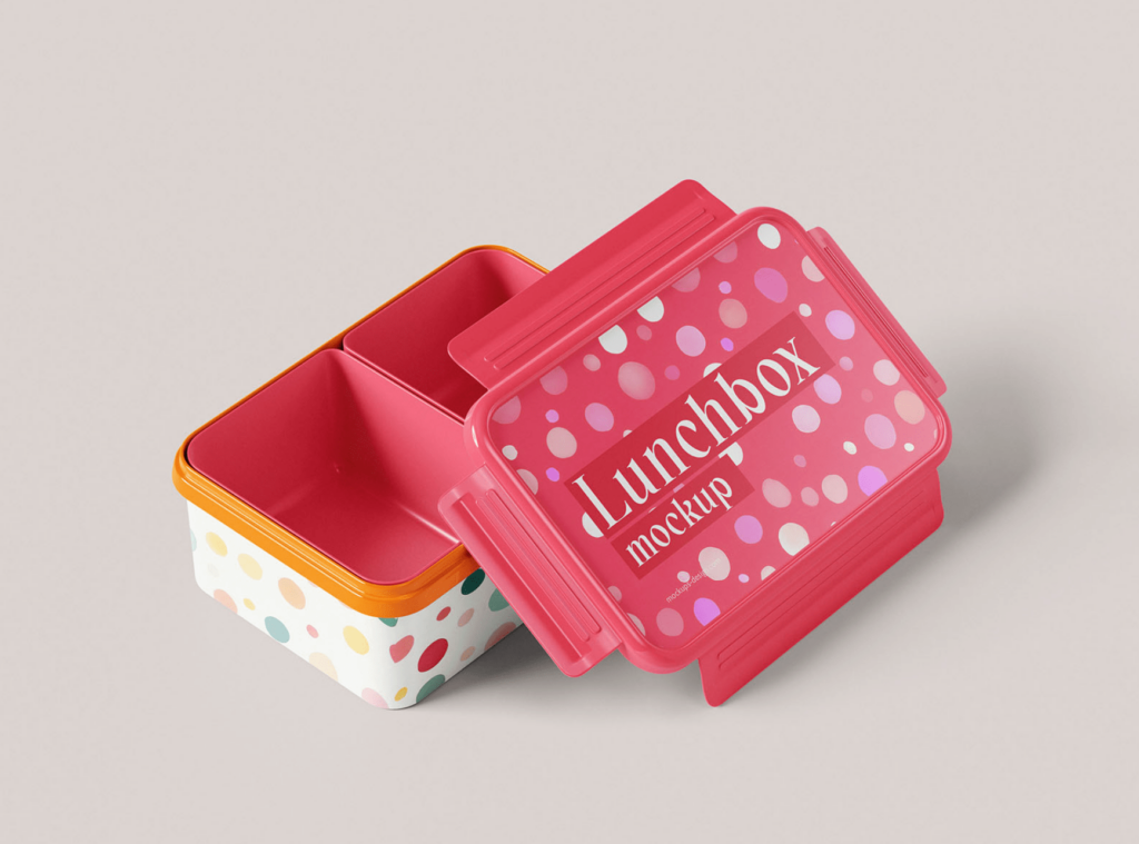 mockup lunch box