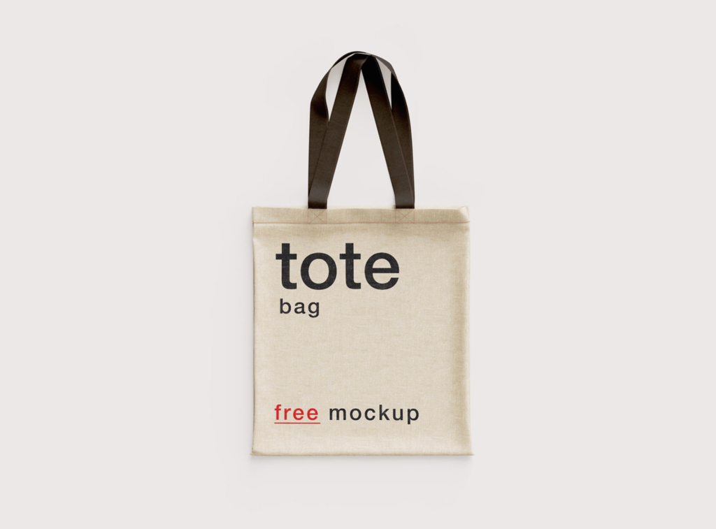 mockup tote bag