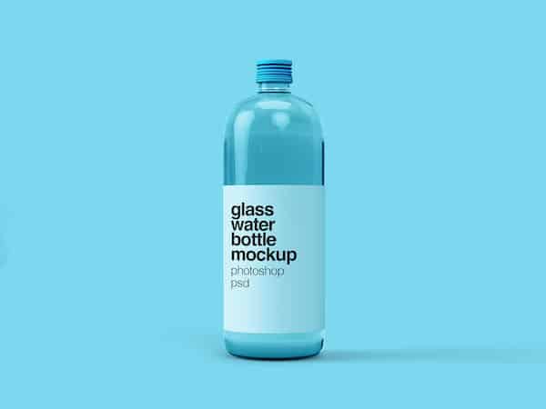 Mockup bouteille d'eau