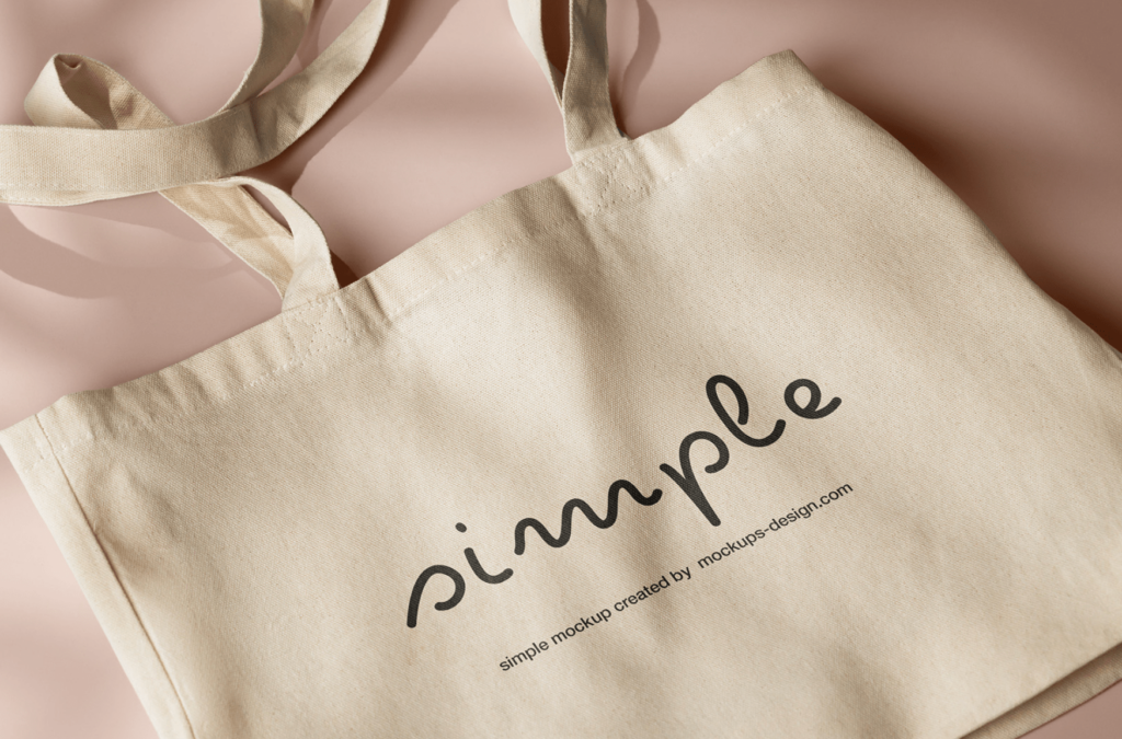 mockup totebag