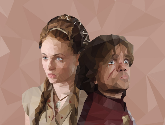 Low poly art Game of Thrones