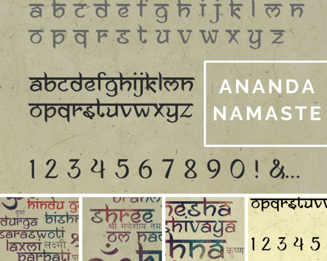 Ananda Namaste typographie pour graphiste réussir ses infographies chiffres