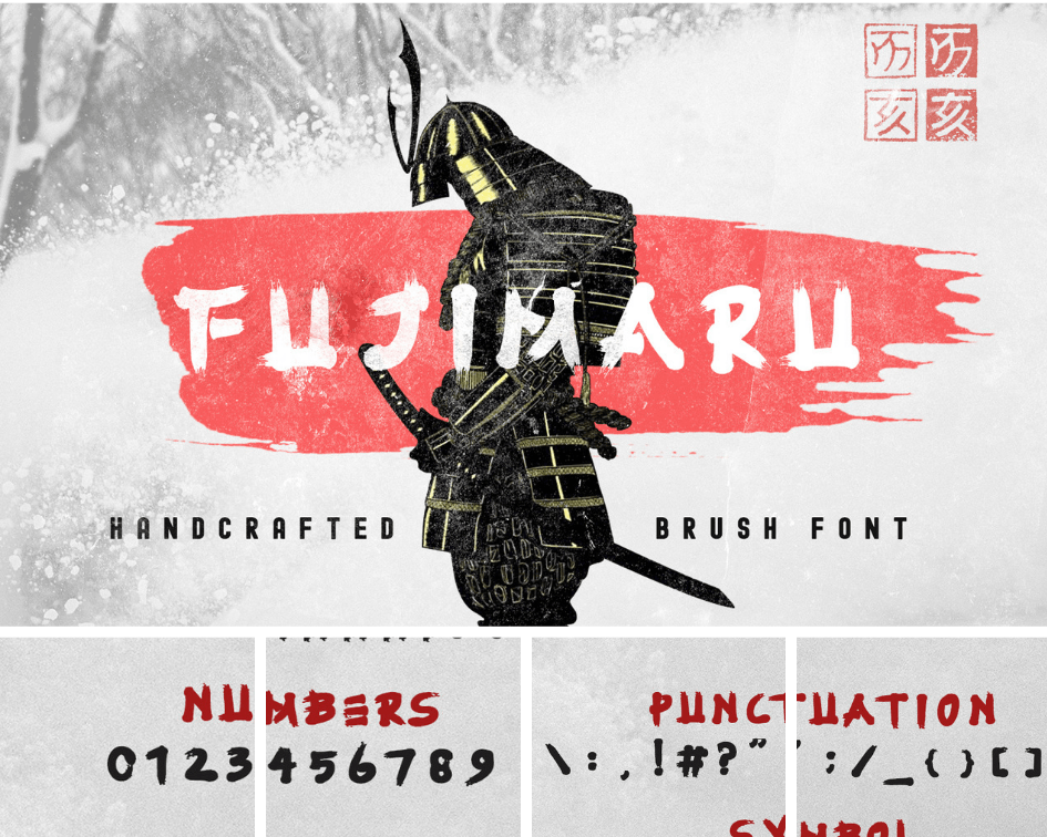Fujimaru typographie pour graphiste réussir ses infographies chiffres