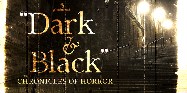 dark and black typographie gratuite pour Halloween 
