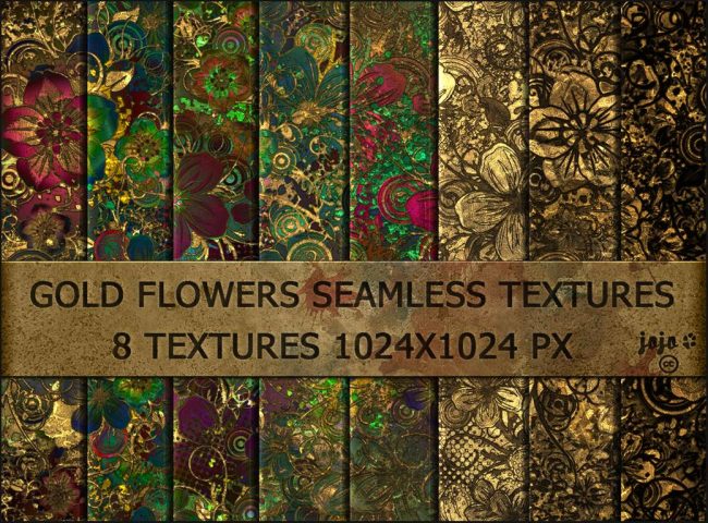 fleurs de metal texture effet décoratif pour graphiste gratuit