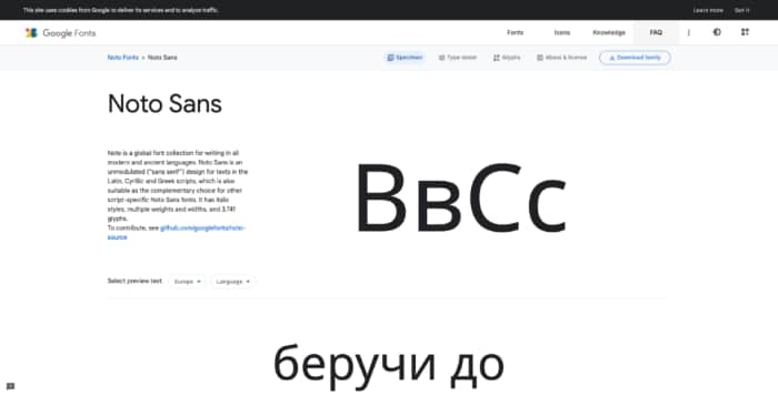 google-fonts-poilice-icones
