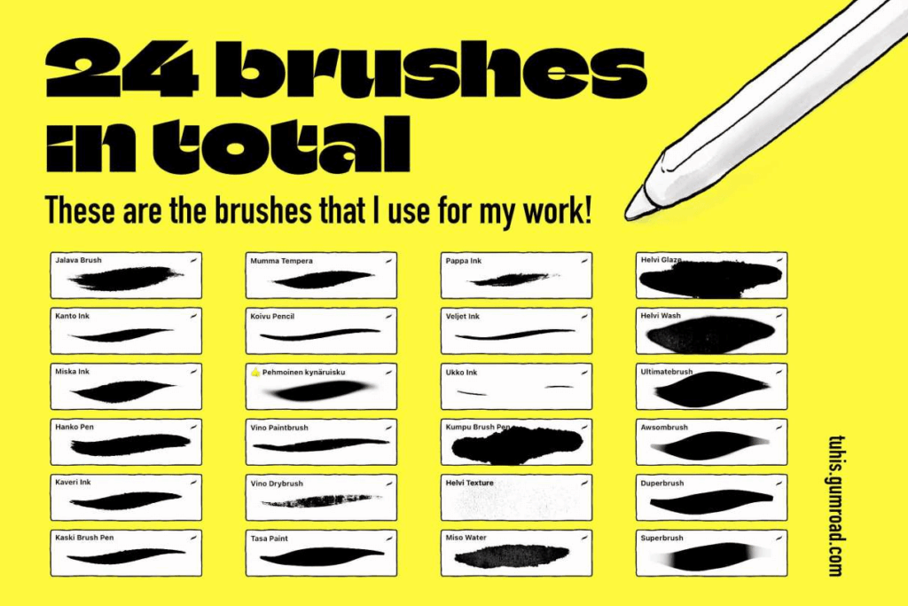 brush procreate gratuit