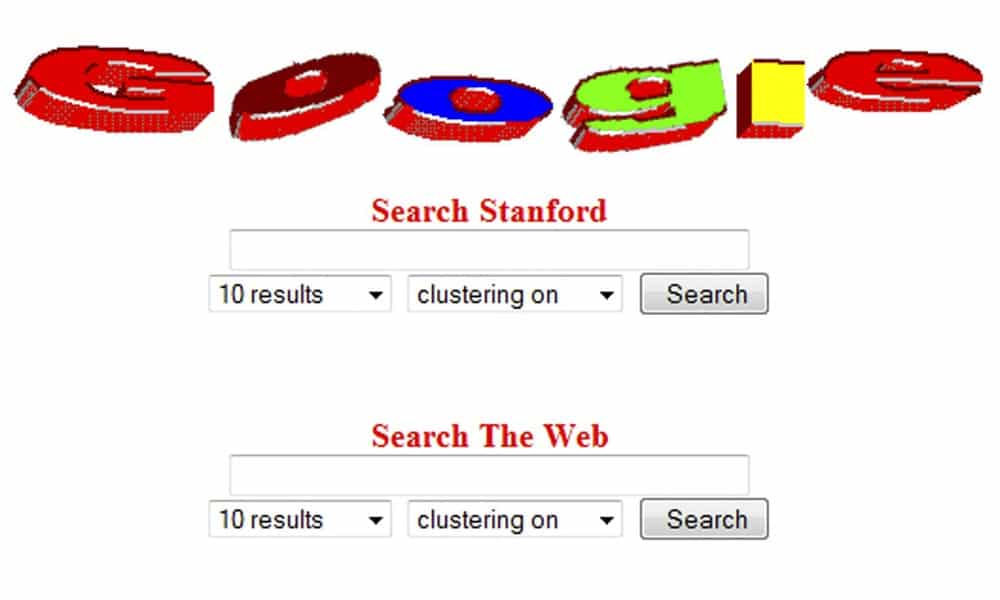 1er logo Google 1996