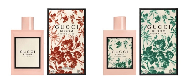 inspiration packaging parfum Bloom Gucci