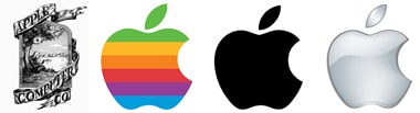 refonte évolution logo Apple