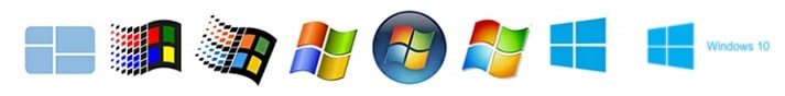 refonte évolution logo Windows