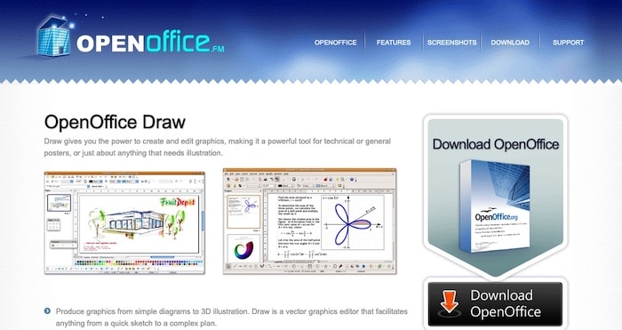OpenOffice Draw logiciel illustration