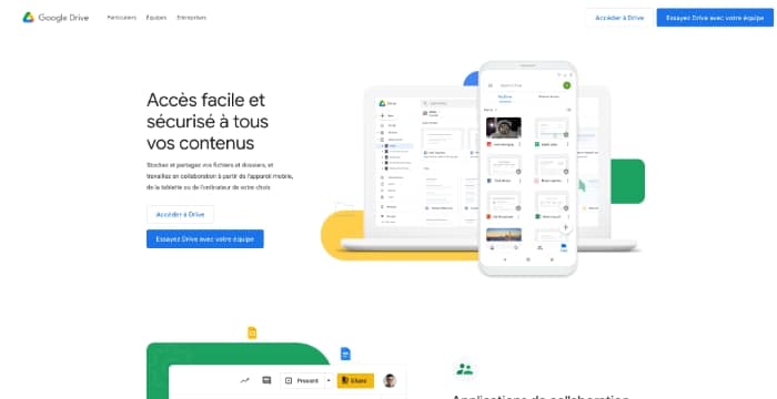 outils transfert emails volumineux google drive