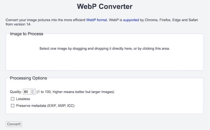 webP converter