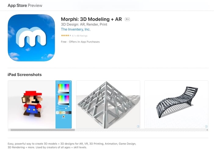 Modélisation 3D avec Morphi