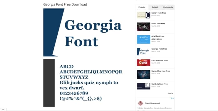 typographie-site-web