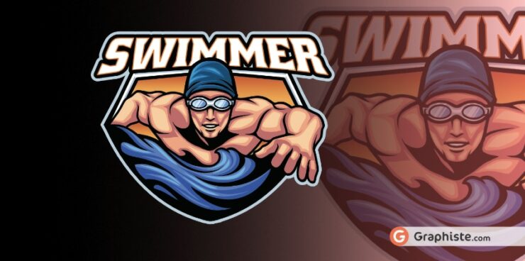 Logo club de natation