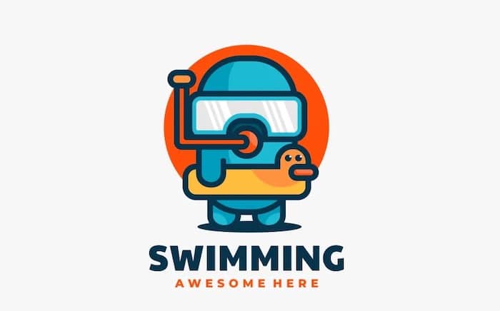 Coût logo natation