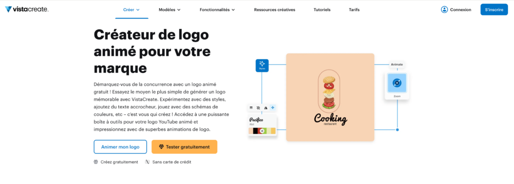 VistaCreate, créateur de logo animé