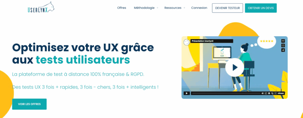 test utilisateur
