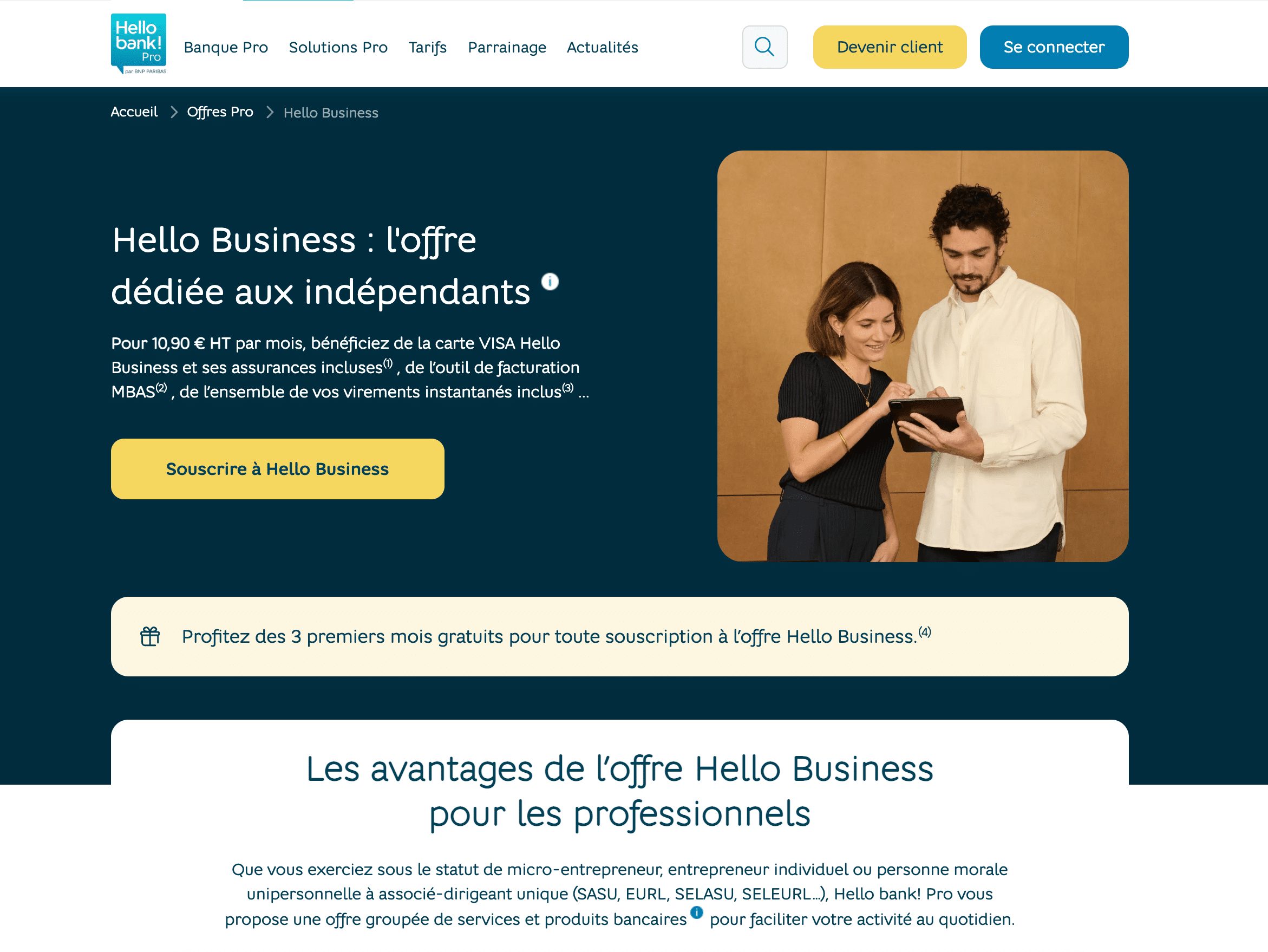 hellobusiness banque pour graphiste freelance