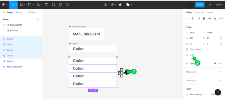 Comment créer un menu déroulant sur Figma ? - Graphiste Blog