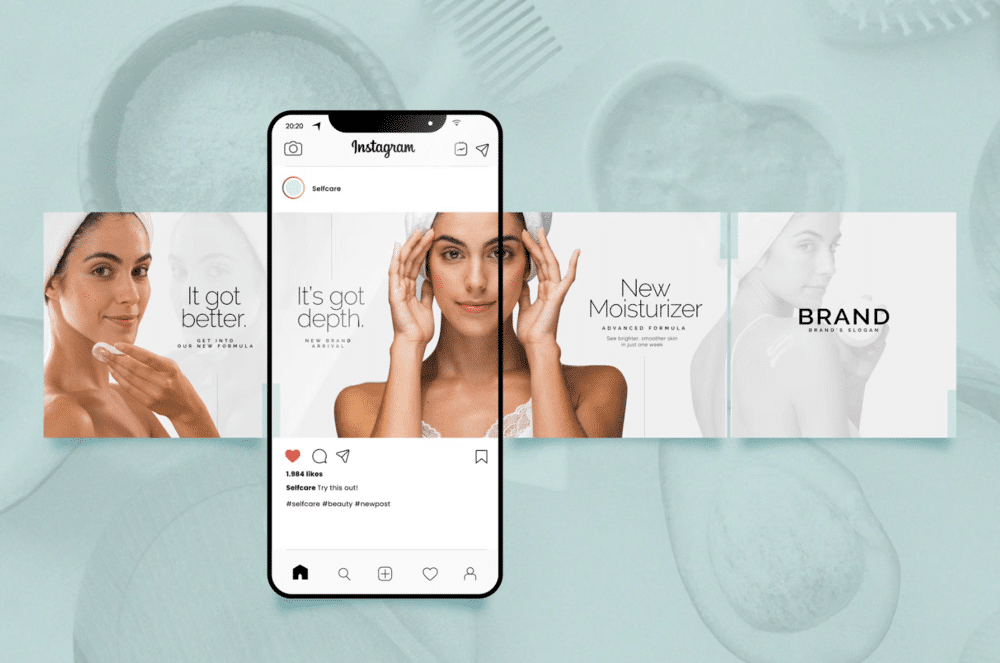 mockup post instagram