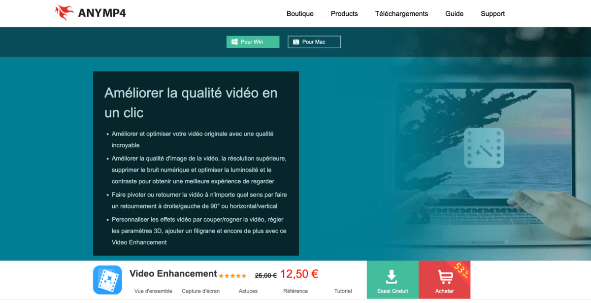 supprimer bruit de fond video