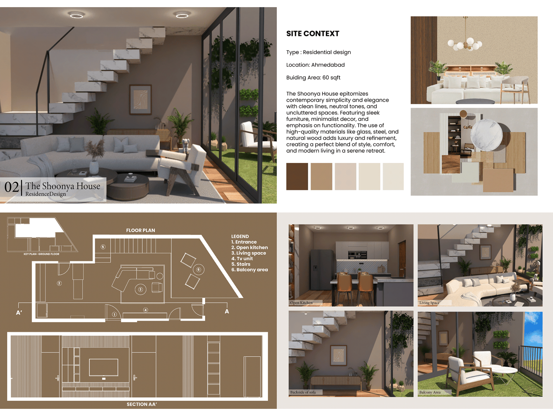 Les meilleurs portfolio d'architecte d'intérieur - Graphiste Blog