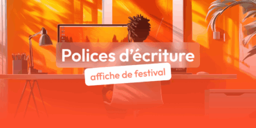 police d'écriture affiche