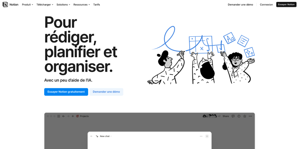 notion, outil de prise de notes, de gestion de projet et de collaboration